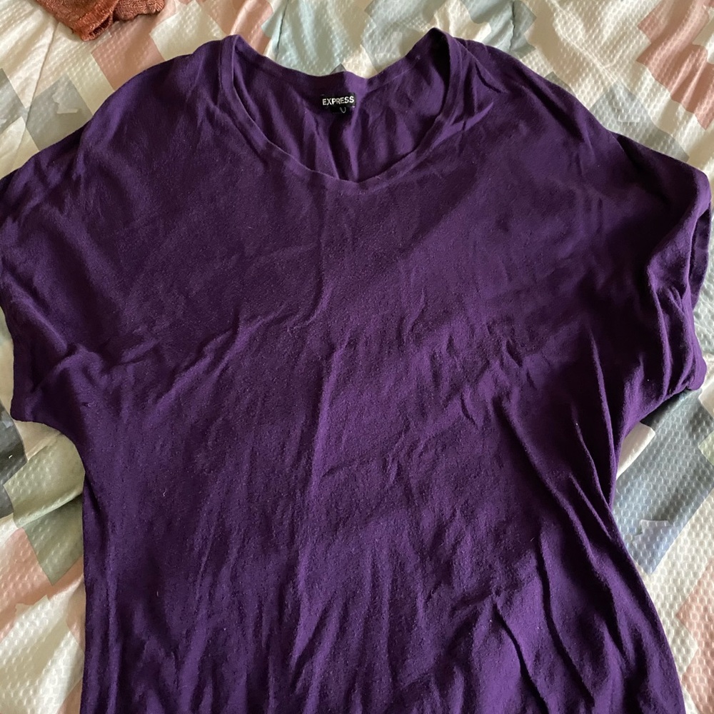 Purple tee shirt